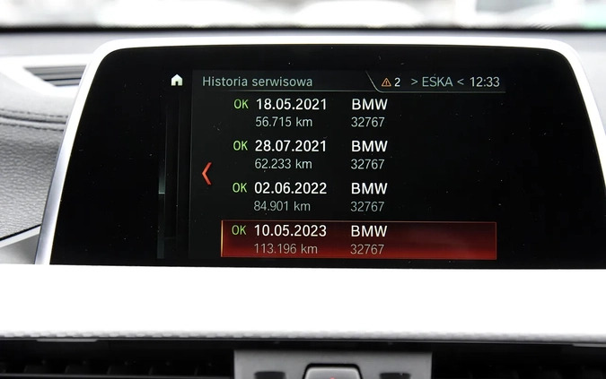 BMW X2 cena 110698 przebieg: 113669, rok produkcji 2018 z Siewierz małe 407